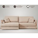 Ver imagem 3 de Sofá Orfeu 2,50m sem Caixa, Retrátil e Reclinável Linho Premium Creme - Netsofas