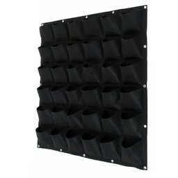 Jardineira Paisagismo Vertical em Feltro 36 Bolsos para Plantas 100x100 - 1