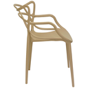 Ver imagem 4 de Kit 2 Cadeiras de Jantar Allegra Prática Empilhável - Nude Nude
