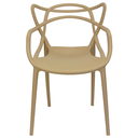 Ver imagem 3 de Kit 2 Cadeiras de Jantar Allegra Prática Empilhável - Nude Nude