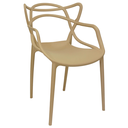 Ver imagem 2 de Kit 2 Cadeiras de Jantar Allegra Prática Empilhável - Nude Nude