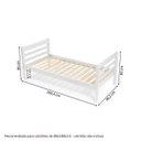Ver imagem 4 de Beliche Multifuncional Elos 3 em 1 Flexível Casatema MadeiraOriginals Branco