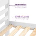 Ver mais imagens de Beliche Multifuncional Elos 3 em 1 Flexível Casatema MadeiraOriginals Branco