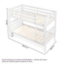Ver imagem 3 de Beliche Multifuncional Elos 3 em 1 Flexível Casatema MadeiraOriginals Branco