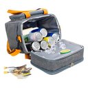 Ver imagem 5 de Bolsa Térmica Marmita Lancheira com Alça - Cinza