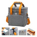 Ver imagem 2 de Bolsa Térmica Marmita Lancheira com Alça - Cinza