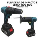 Ver imagem 4 de Furadeira a Bateria 21V Multifuncional 9 em 1 IMPORTWAY
