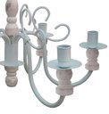 Ver imagem 7 de Conjunto 2 Arandelas e Lustre Artesanal Para Sala de Jantar Libertas Rosas Artesanato Kit 1 Lustre +