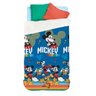 Coberdrom Fleece Dupla Face Borda Sherpa Com 1 peça Mickey - 1