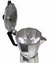 Ver imagem 2 de Cafeteira Italiana De Alumínio Vermelha 9 Xícaras Cafés