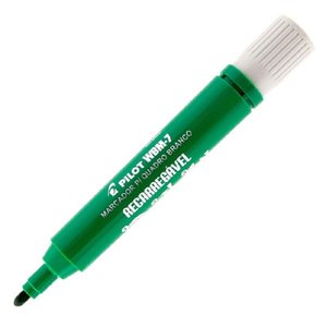 Caixa de Pincel Marcador para Quadro Branco Recarregável Wbm-7 12 Unidades Verde - Pilot