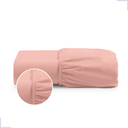 Ver imagem 2 de Lençol Casal Avulso 400 Fios Percal Poliéster Liso Toque Macio com Elástico