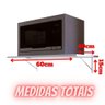 Suporte Mão Francesa para Forno Elétrico Micro-ondas Microondas Branco - 2