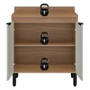 Ver mais imagens de Balcão de Cozinha 80cm Firenze 2 Portas Amêndola/nude - Demóbile
