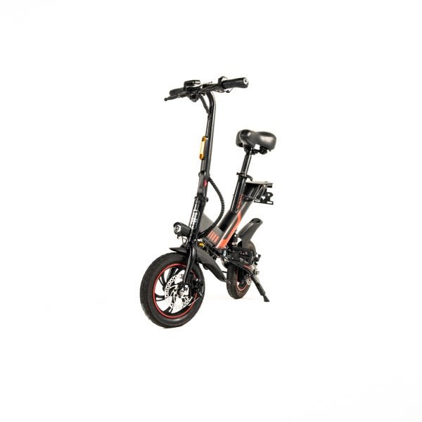 Bicicleta elétrica Mormaii mini aro 12 bateria lítio 36v 7.5a - 4