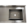 Pia Aço Inox Industrial 110x60x90 Cm Cuba Direita Nortinox - 7