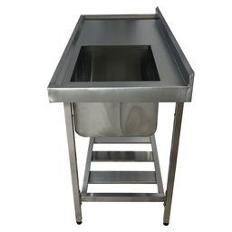 Pia Aço Inox Industrial 110x60x90 Cm Cuba Direita Nortinox - 4