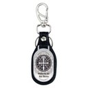 Ver imagem 6 de Chaveiro Medalha de São Bento Couro com Mosquetão