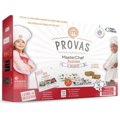 Jogo Provas Master Chef Junior o Desafio Pais e Filhos