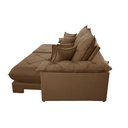 Ver imagem 4 de Sofá Ágata Veludo Dois Módulos de 90 Cm B25 Meu Sofá Online B016 Veludo Marrom