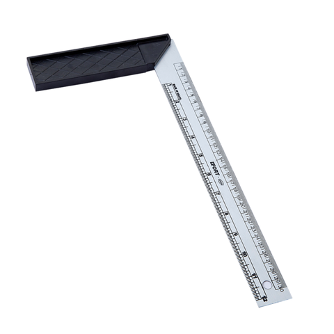 Esquadro com Cabo de Pvc 12'' 30cm Durín