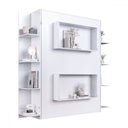 Ver imagem 3 de Cama Casal Vancouver Articulável 8 Prateleiras Branco - Art In Móveis