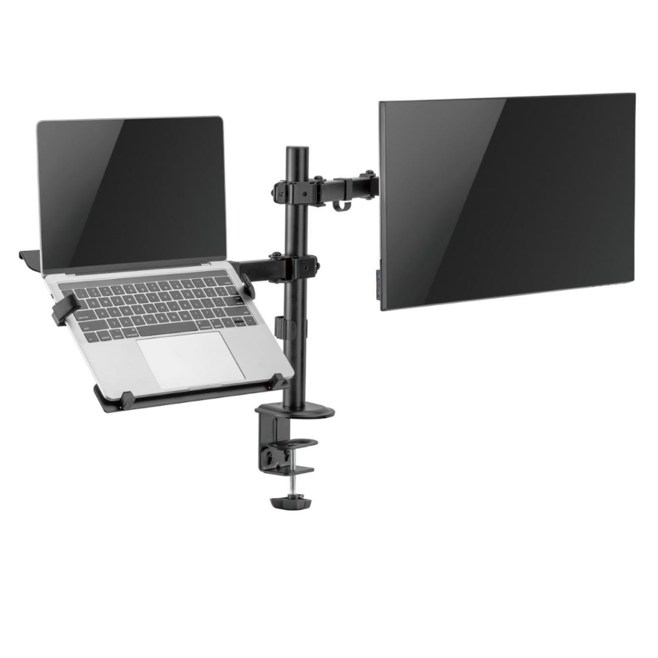 Suporte Articulado de Mesa para Notebook e Monitor 17 a 32 | MadeiraMadeira