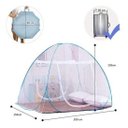 Ver imagem 1 de Mosquiteiro Tenda Cama Casal Dobrável Pratico e Portátil