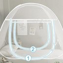 Ver imagem 5 de Mosquiteiro Tenda Cama Casal Dobrável Pratico e Portátil