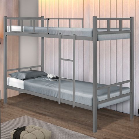 Beliche de Aço Tubular Reforçado Monaco Cinza