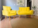 Ver imagem 2 de Kit 02 Poltronas Opala 1 Namoradeira 1 Puff Opala Bela-móveis:amarelo