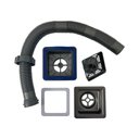 Ver imagem 6 de Cuba Gourmet Premium Quadrada Aço Inox Preta 44x44cm com Acessórios - Cub-020 - Stillus Home