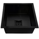 Ver imagem 2 de Cuba Gourmet Premium Quadrada Aço Inox Preta 44x44cm com Acessórios - Cub-020 - Stillus Home