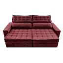 Ver imagem 5 de Sofá Retrátil e Reclinável 2,35m Cama inBox Big Star com SoftGel D40 Velupluma Vinho