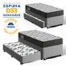 Cama Box com Colchão de Espuma D33 Ortobom Iso 100 + Auxiliar de Molas Unique Solteiro 88cm - 2