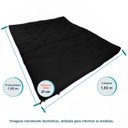 Ver imagem 7 de Sofa Cama Futon Oriental King Preto Madeira Maciça Pinus Natural sem Pintura