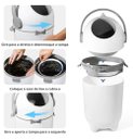 Ver imagem 7 de Lixeira Anti Odor para Fraldas Resíduos Cozinha Banheiro Pet