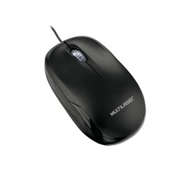Mouse Óptico Classic Usb Mf200 1200dpi Preto - Mo255 - 1