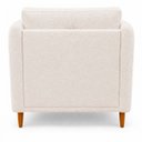 Ver imagem 4 de Kit 2 Poltronas Decorativas para Sala Aviv Boucle Persa Premium Bege