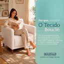 Ver imagem 7 de Kit 2 Poltronas Decorativas para Sala Aviv Boucle Persa Premium Bege