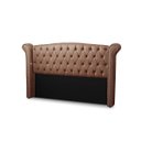 Ver imagem 2 de Cabeceira e Baú Estofado Couro Sintético Solteiro Grécia:1827