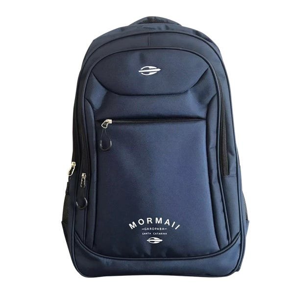 Mochila azul marinho executiva poliester Mormaii - 1