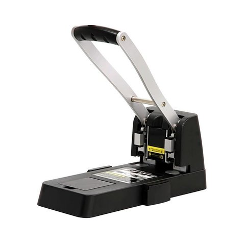 Perfurador de Papel 2 Furos 7mm com Margeador 150 Folhas 80g