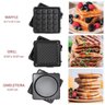 Maquina Waffle Grill e Sanduicheira Omeleteira 3em1 110/127v - 6