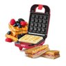 Maquina Waffle Grill e Sanduicheira Omeleteira 3em1 110/127v - 3