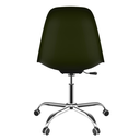 Ver imagem 2 de Cadeira Eames Office Cromada Verde Militar