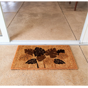 Ver imagem 2 de Capacho Retangular Fibra de Coco Base Pvc 60x33cm - Komeco Folhagem Marrom