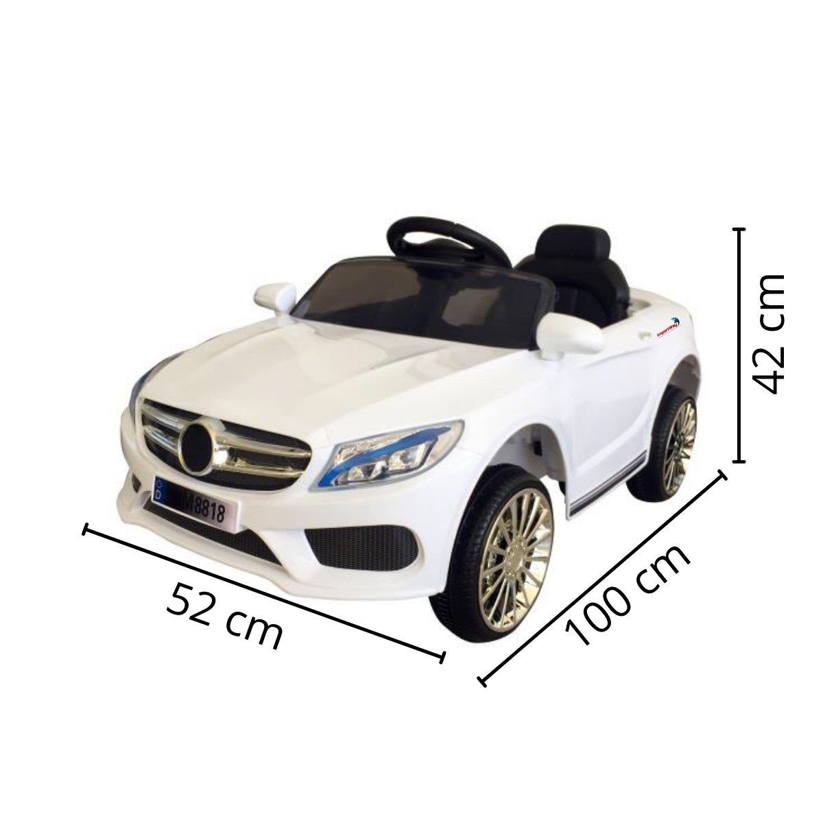 Mini Carro Elétrico Infantil Criança BMW 6 GT 12V 3 Anos A 30Kg Luz Música  MP3 Controle Vermelho Belfix - Baby&Kids