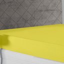 Ver imagem 3 de Lençol com Elástico Casal Nobre Viúva 1 Peça 30cm de Altura Malha 100% Algodão - Amarelo