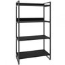 Estante para Livros 4 Prateleiras ônix 8392 - Compace - 2